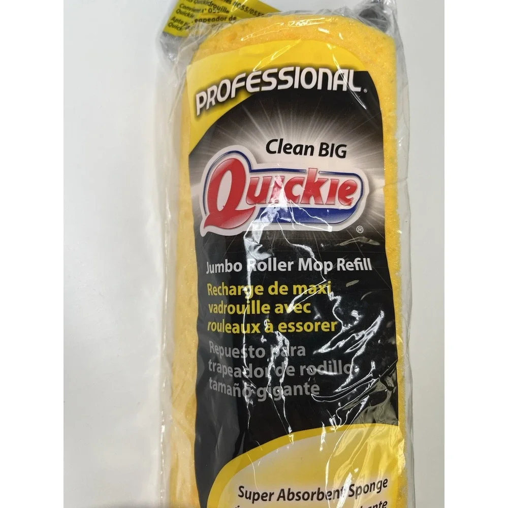 Quickie Professional Jumbo Roller Mop Head Refill Type P Model Fits #055 #055B